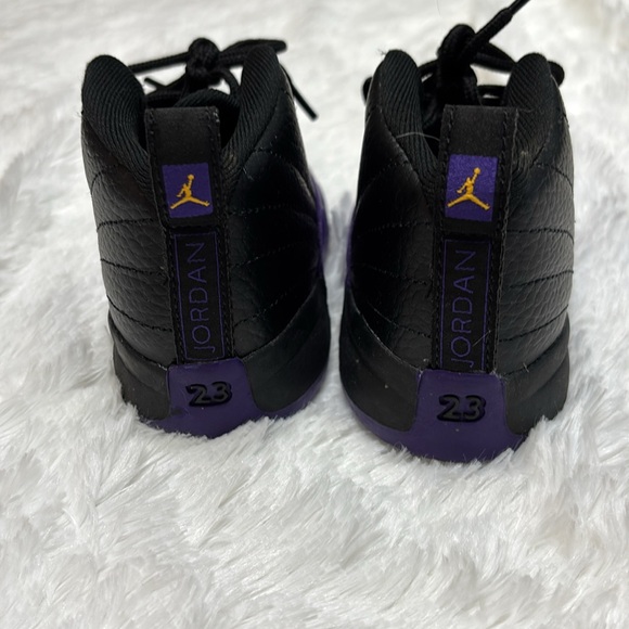Jordan 12 Retro Black/Field Purple - Picture 2 of 3
